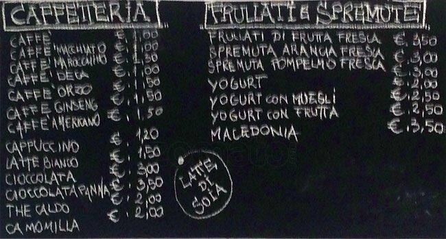 Menu di The Mask 
