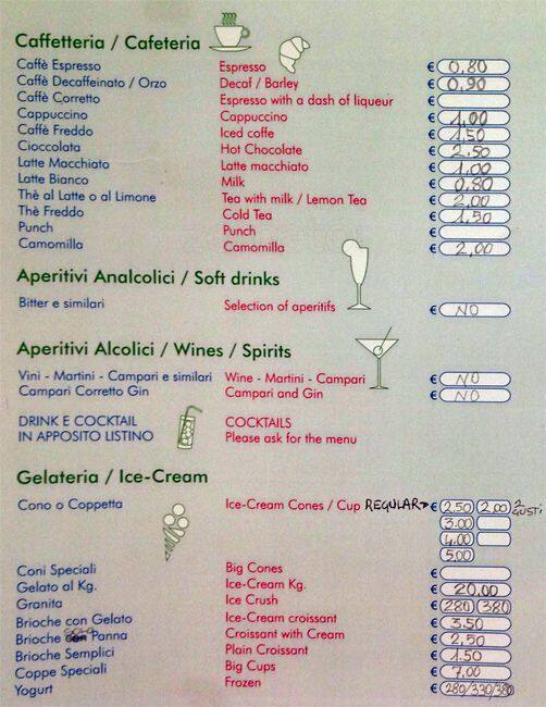 Menu di GELARMONY Cosi Duci S.r.l.s. 
