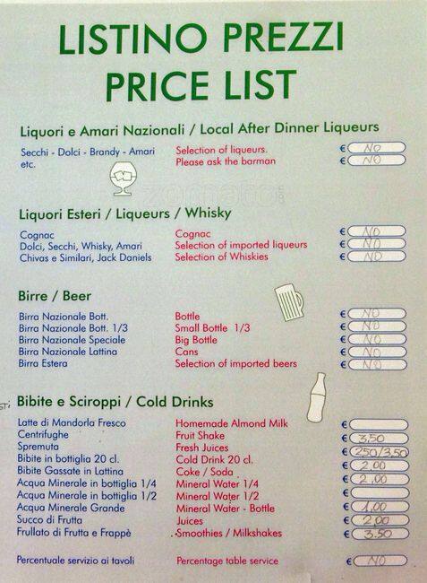 Menu di GELARMONY Cosi Duci S.r.l.s. 
