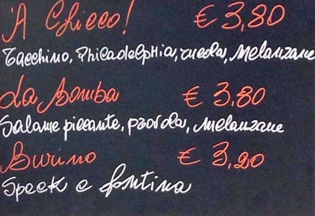 Menu di Forno Moderno 
