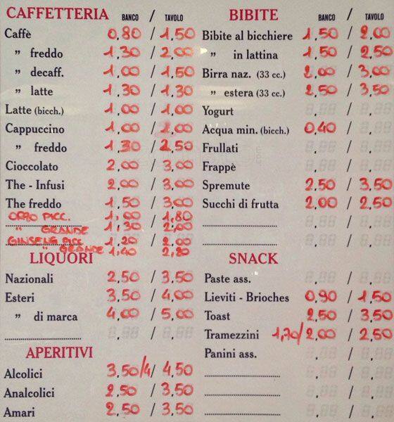 Menu di Armanchef e Patrizia 