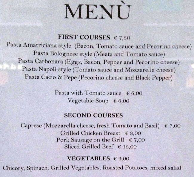 Menu di Armanchef e Patrizia 