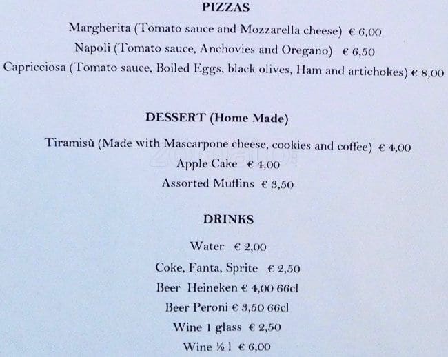 Menu di Armanchef e Patrizia 