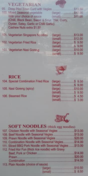 Diamond Creek Noodle Bar Menu Menu For Diamond Creek Noodle Bar Diamond Creek Melbourne