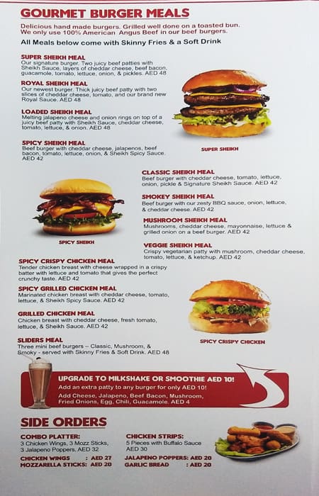 Sheikh & Shake Menu, Menu for Sheikh & Shake, Business Bay, Dubai - Zomato