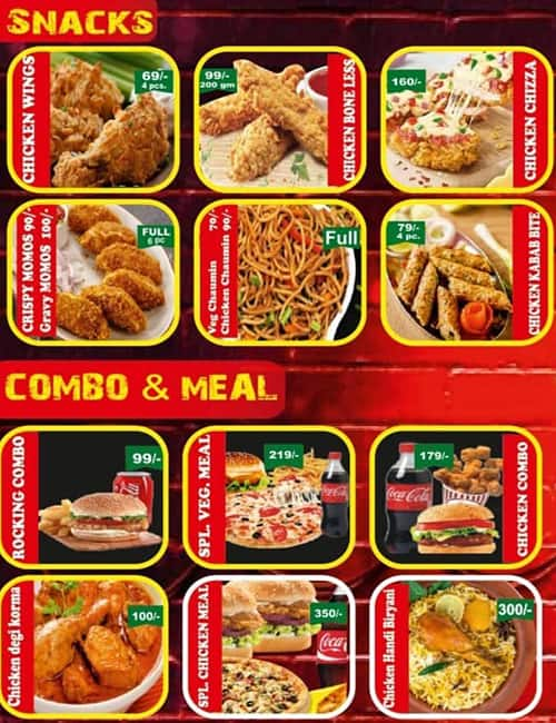 Menu of Pizza Time, Inderlok, New Delhi