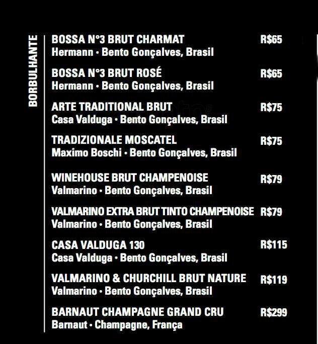 WineHouse Menu, Menu de WineHouse, Botafogo, Rio de Janeiro Zomato Brasil