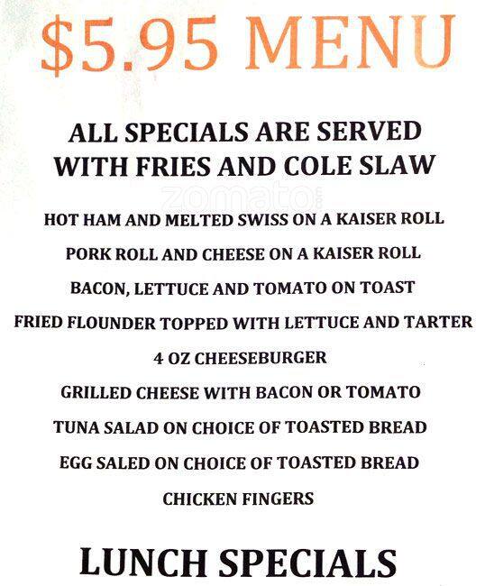 Carta de Debbie's Tavern Warminster