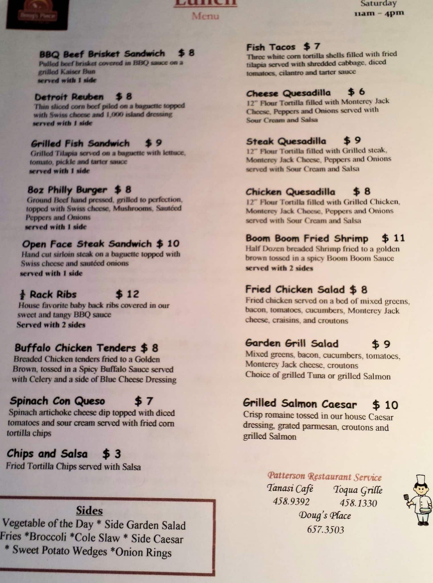 Doug's Diner Parker Co at Joe Croom blog