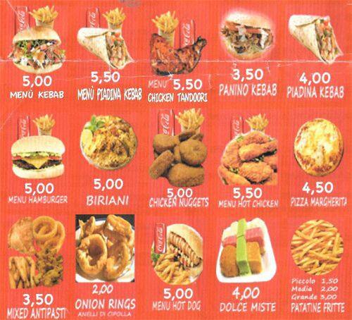 Menu di Tandoori 