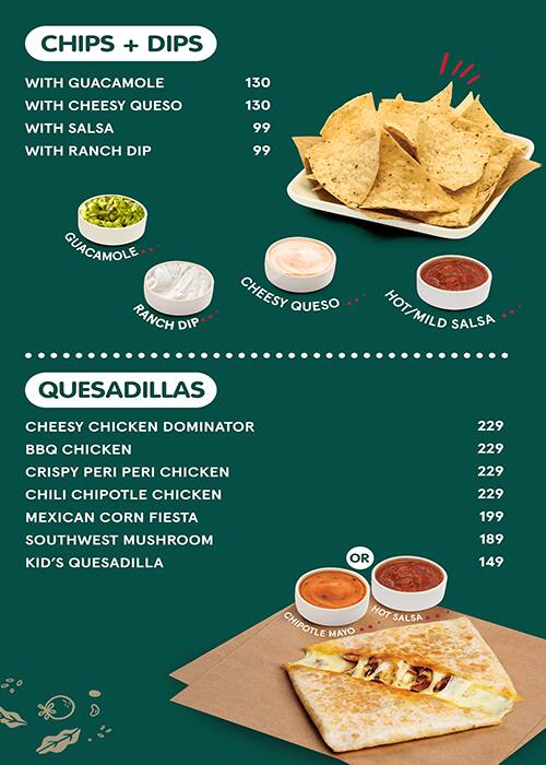 Menu at California Burrito Mexican Grill Sohna Rd Vatika Business