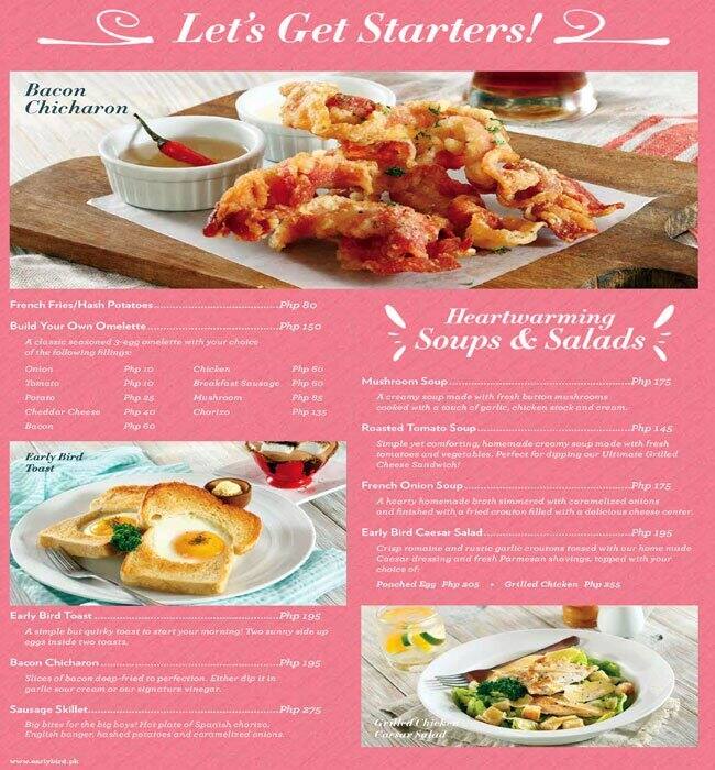 Early Bird Menu, Menu for Early Bird, Libis, Quezon City Zomato