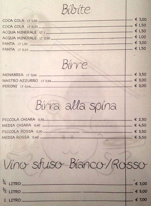Menu di Passaparola 
