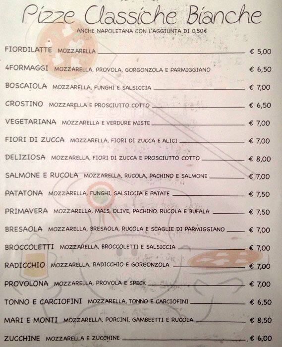 Menu di Passaparola 