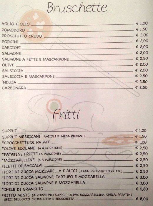 Menu di Passaparola 