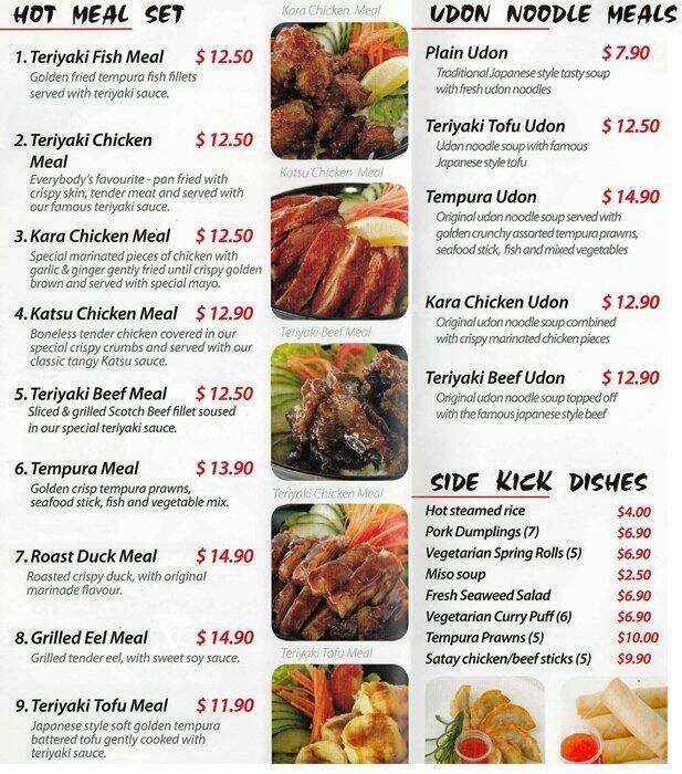 Freshia Noodle & Sushi Bar Menu Urbanspoon/Zomato