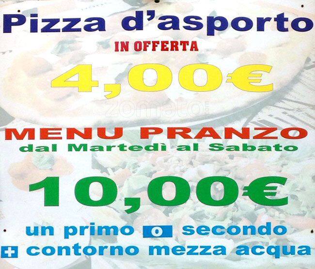 Menu di Da Claudio All'Acquedotto 