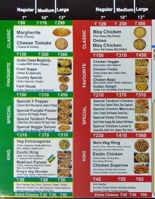 Pizza Pepper Menu, Menu for Pizza Pepper, Azadpur, New Delhi Zomato