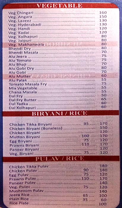 New Kayani Restaurant & Stores menu