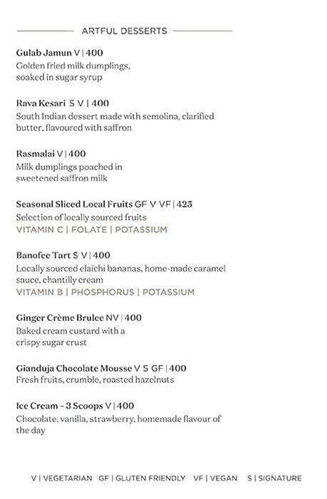 J W Kitchen menu
