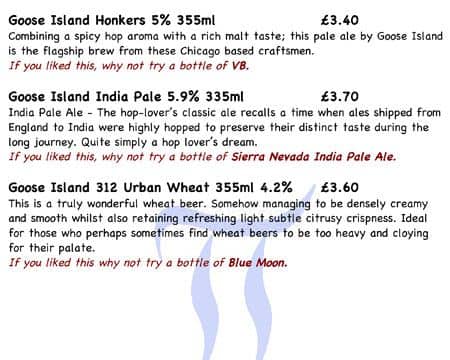Pi menu