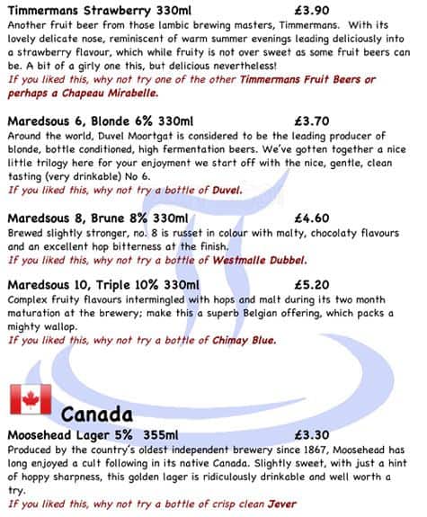 Pi menu