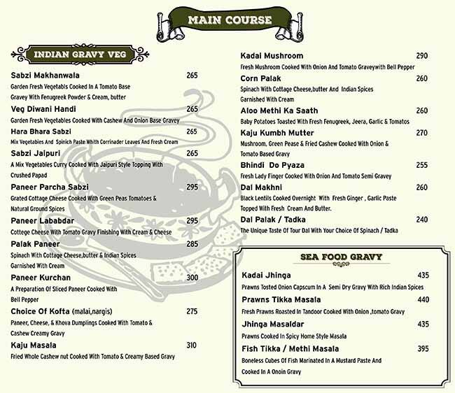 Menu At The Watering Hole, Bengaluru, 295