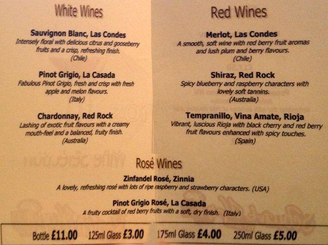Scotch Hop menu