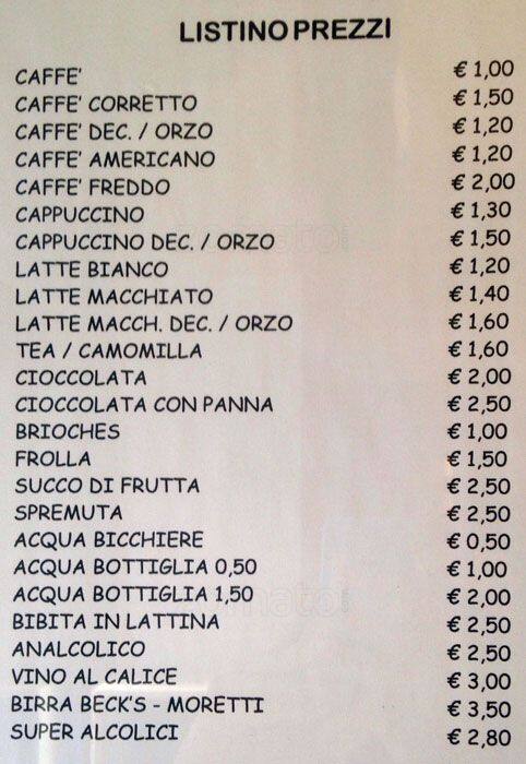 Menu di Blues Cafè 