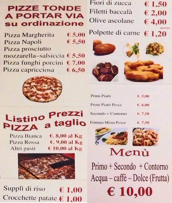 Menu di IL RITORNO DI MARILENA E ANGELO 