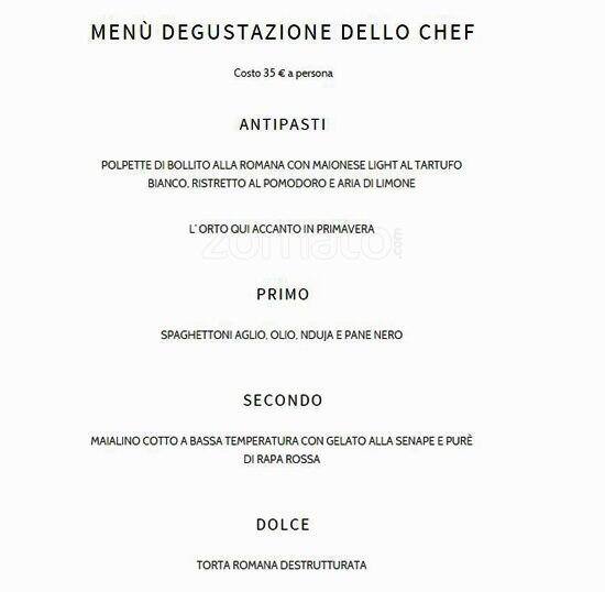 Menu di BISTROT BIO 