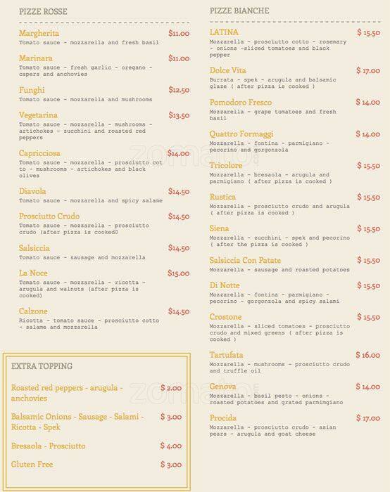 cibo menu prices