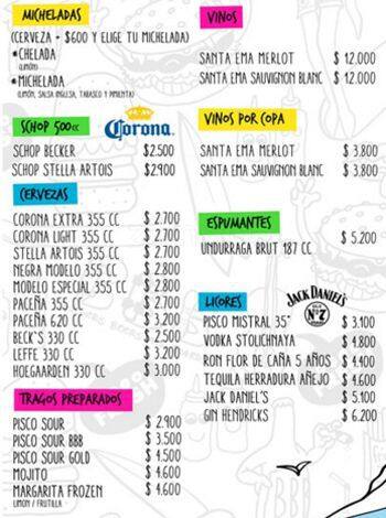 Bbb menu