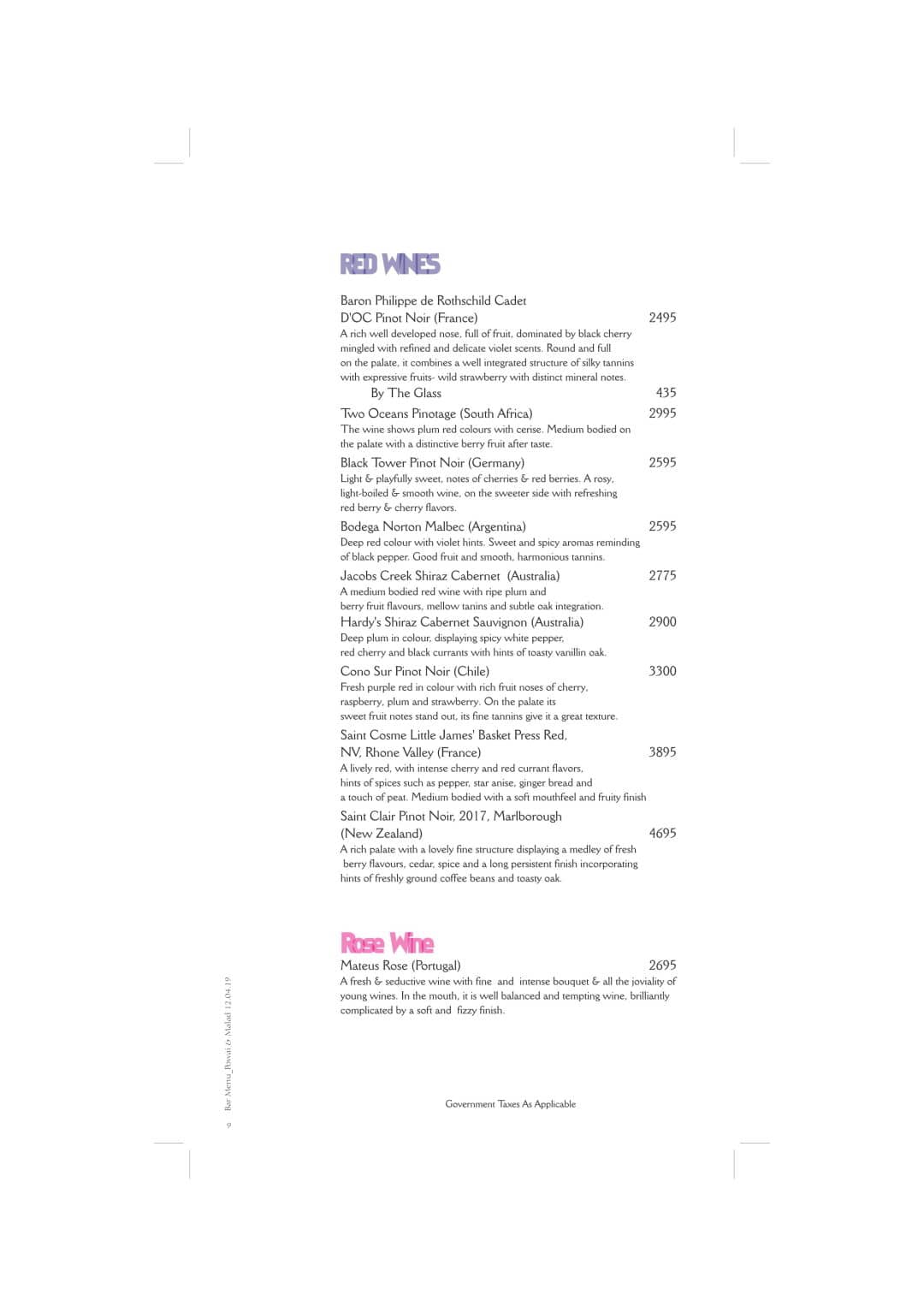 Sigree Global Grill Powai menu
