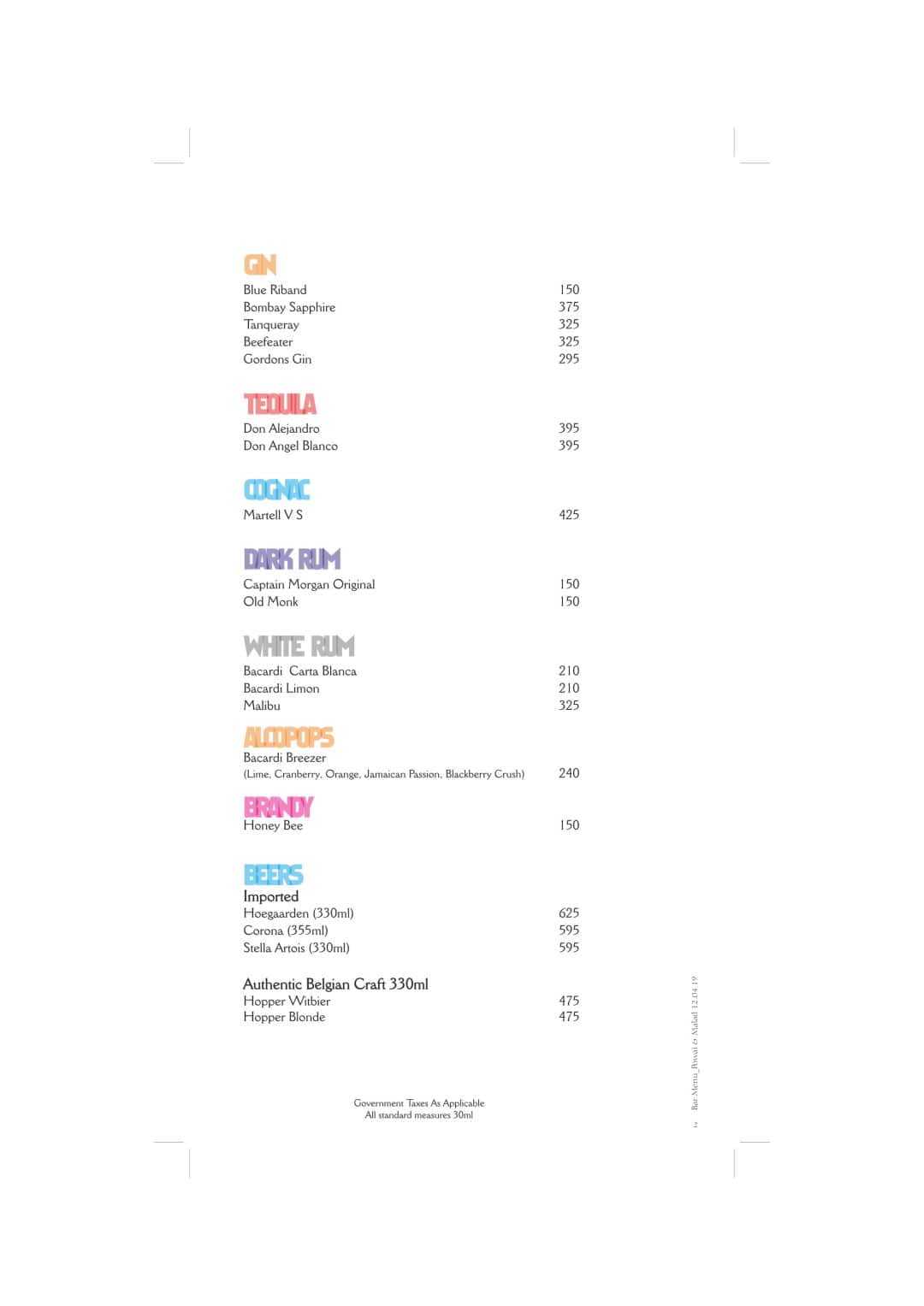 Sigree Global Grill Powai menu