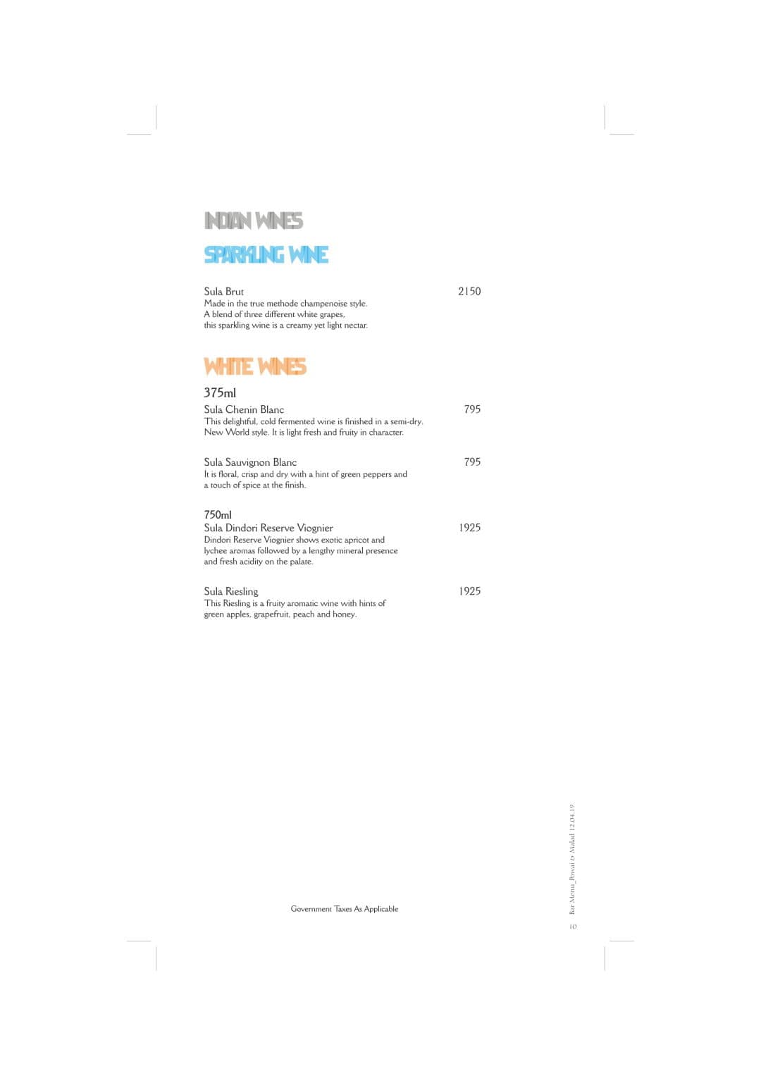 Sigree Global Grill Powai menu