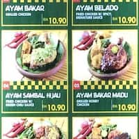 Dapur Penyet Yen 13 Shah Alam Selangor Zomato Malaysia Scanned Menu For Dapur Penyet