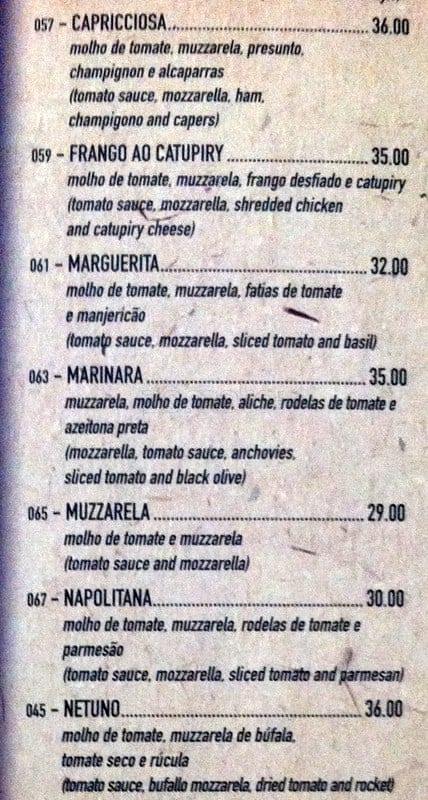 Planeta do Chopp cardápio