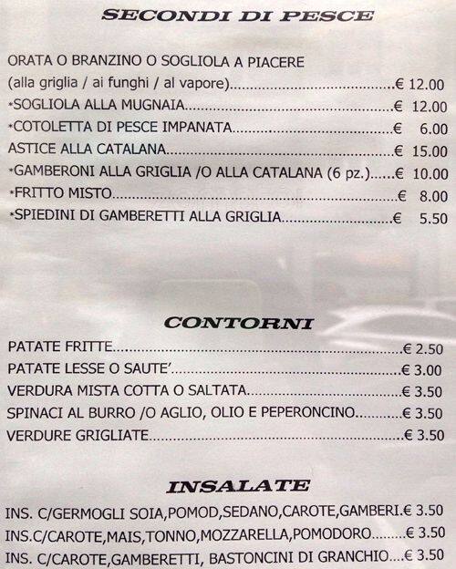 Menu di Speciale Royal 