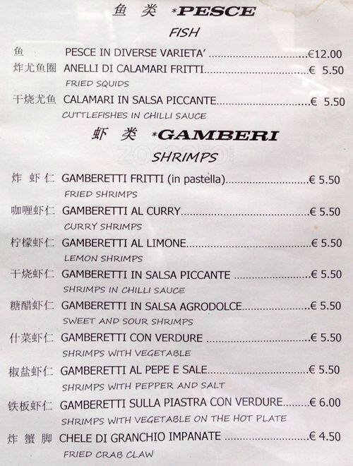 Menu di Speciale Royal 