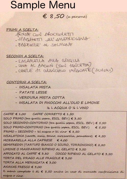 Menu di Speciale Royal 