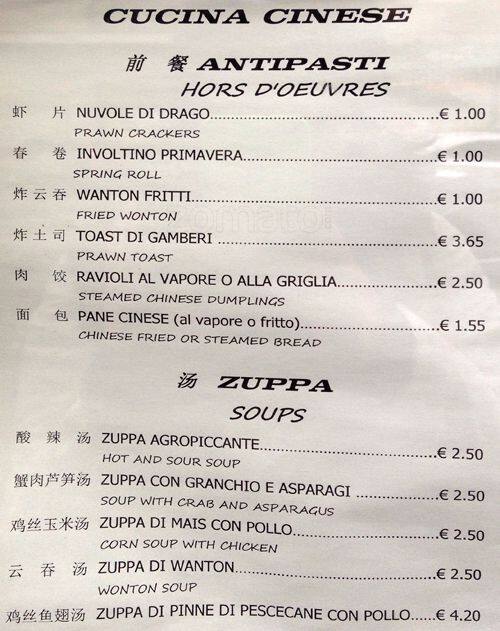Menu di Speciale Royal 