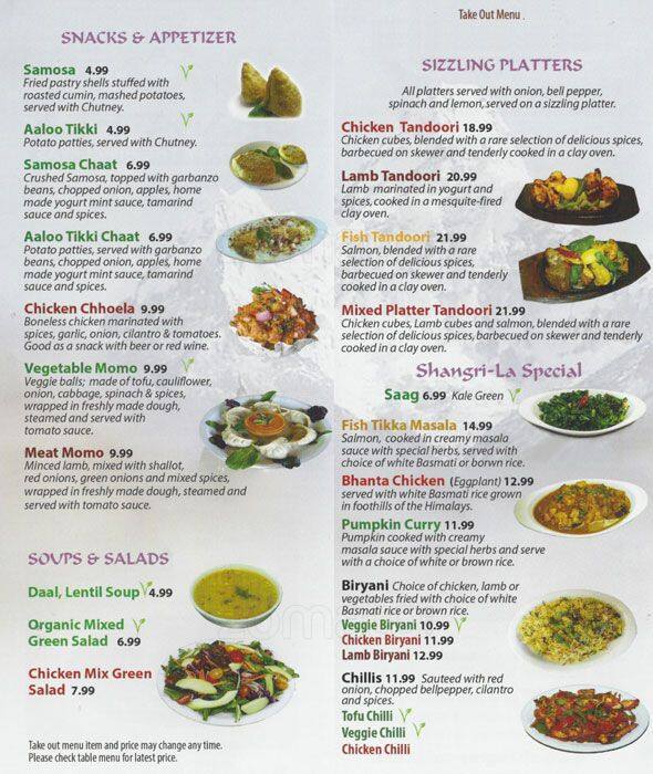 Shangri-la Menu Menu Untuk Shangri-la Rohnert Park Rohnert Park