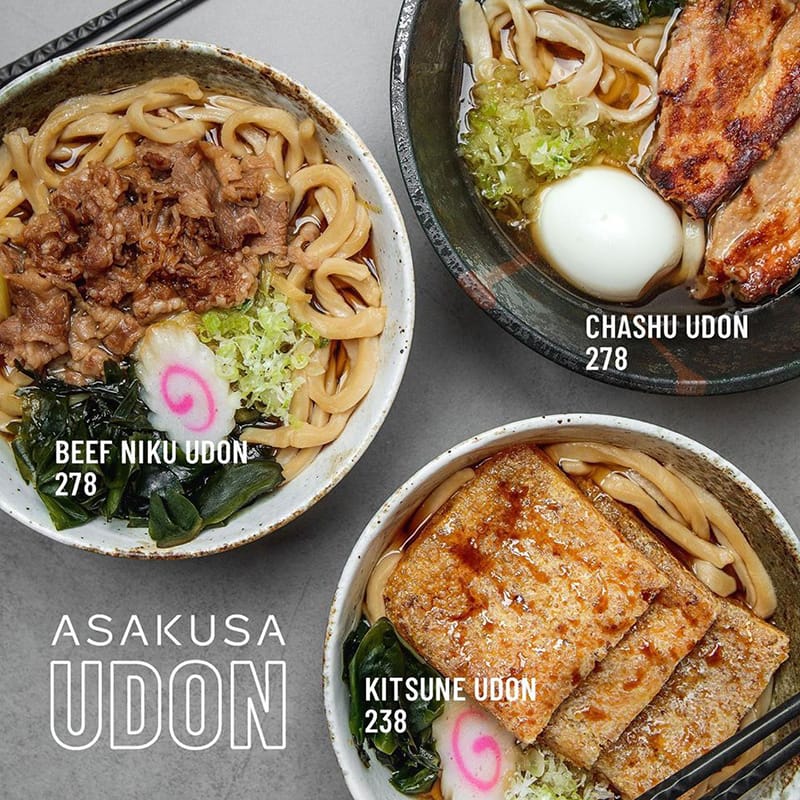 Menu at Asakusa Home Of Tempura restaurant, Pasig