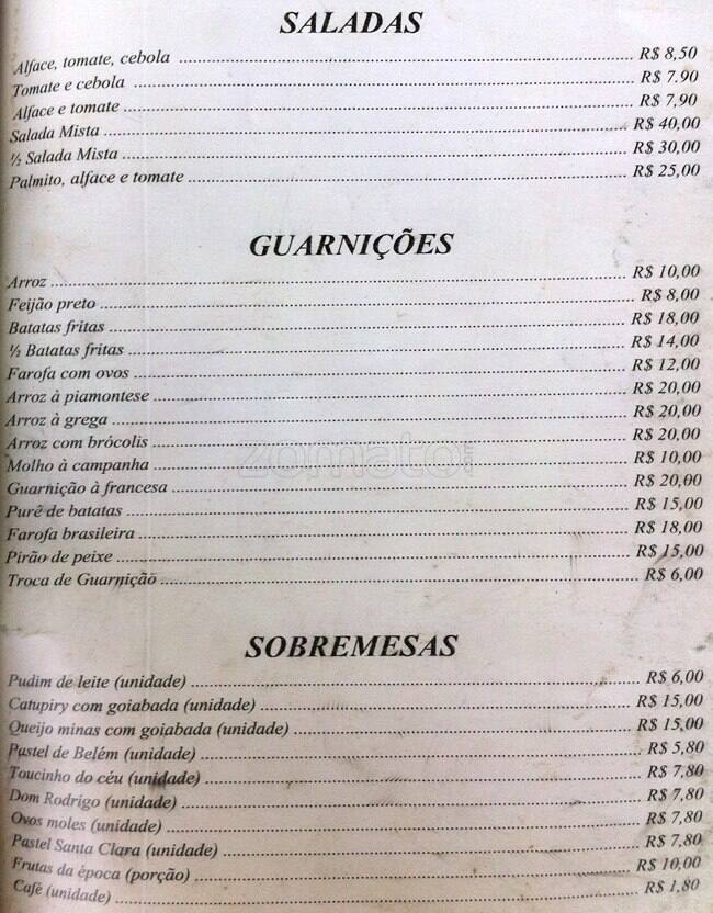 Menu em Adonis pub & Bar, Rio de Janeiro, R. São Luiz Gonzaga