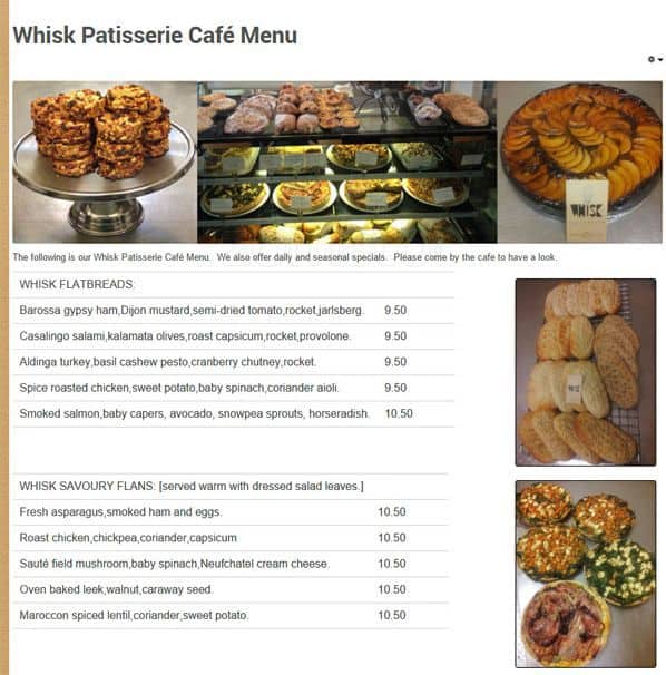 Whisk Dessert Bar Menu at Jaclyn Ervin blog