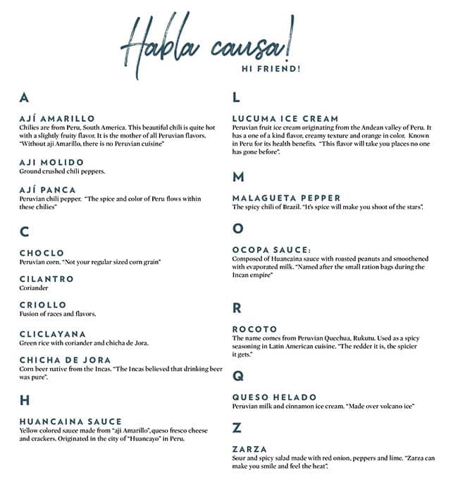 Menu at Samba Shangri-La Fort restaurant, Taguig