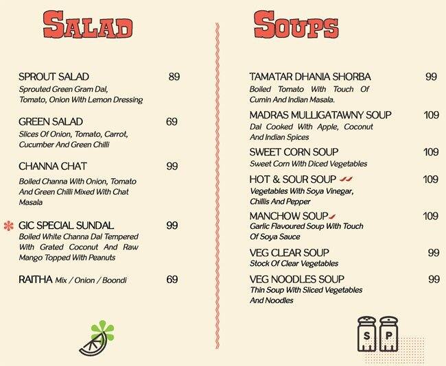 Great Indian Canteen Menu, Menu for Great Indian Canteen, Adyar