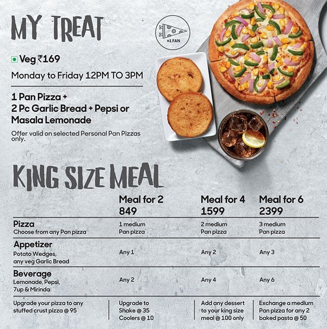 Menu at Pizza Hut, Rajkot, Shop13 & 14