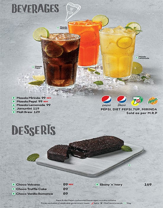 Menu at Pizza Hut, Rajkot, Shop13 & 14